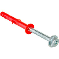 Дюбель Mungo MBRK-STB 10x80 фасадн. с борт. HEX/T40 оцинк. 50 шт. 1120708