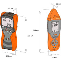 Комплект для поиска скрытых коммуникаций SONEL LKZ-720 WMRULKZ720