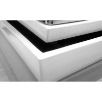 Угловая панель Ravak GIGANT PRO 120x80, правая, с креплением, белая XA83GP01010