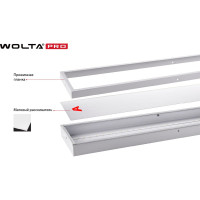 Светильник WOLTA PRO LED Лайнер 36Вт IP54 4100лм 4000К Матовый ДПО03-36-141-4К