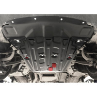 Защита картера + комплект крепежа АвтоБроня Сталь BMW X5 2013-2018 35i 30d 25d 40d 50i 111.00523.1
