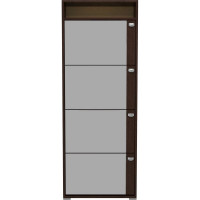 Обувница Leset Эдит 4S (2 уп.), зеркальная, венге 7778-7876