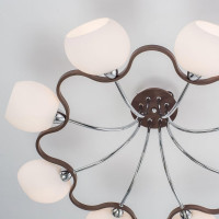 Люстра потолочная Citilux Октава Венге Хром CL131181