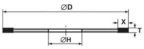 Диск отрезной алмазный 1a1r 200х1,2х5х32 ас15 160/125 м2-01 50% 16,2 кар. (полтава) (шт)