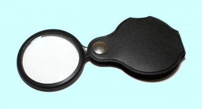 Лупа карманная складная 3х-40мм в мягком чехле 84034-40 (шт)