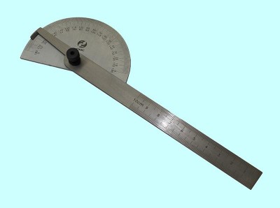 Угломер-транспортир 0-180° d 85 линейка l150,цена дел. 1град. 
