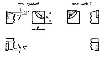 Нож 2026-0038 к трехсторонней фрезе d160-18 (25х16х10) т15к6 рифленый клиновой левый (шт)