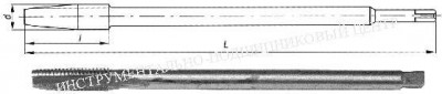 Метчик гаечный м 2,0 (0,4) р6м5 (шт)