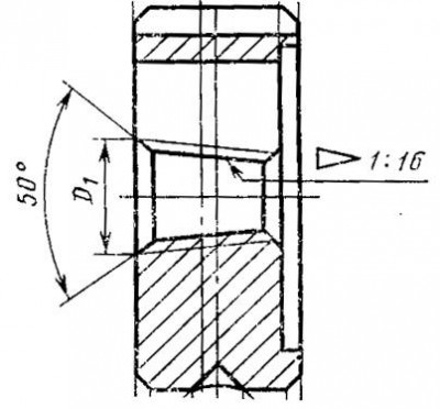 Плашка трубная коническая r 3/4