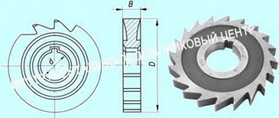 Фреза дисковая пазовая 50х 3х16 р6м5к5, z =14 (шт)