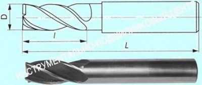 Фреза концевая d 6,0х24х68 ц/х р18 z=3 