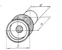 Гайка с накаткой d40x 30x d28 м12х1,5 (шт)