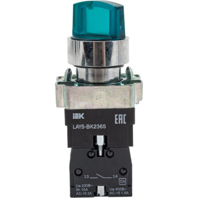 Переключатель IEK LAY5-BK2365 BSW90-BK-2-K06