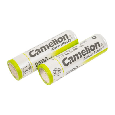 Camelion AA- 2500mAh Ni-Mh Always Ready BL-2 NH-AA2500ARBP2, аккум-р, 1.2В 11006