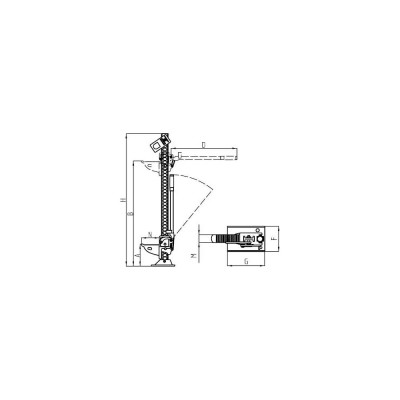 Сорокин Домкрат High Jack 60'' 3т 3.160