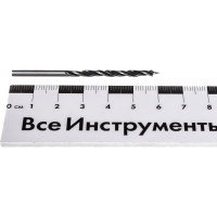 СИБРТЕХ Сверло по дереву,3 мм,цилиндрический хвостовик // 70232