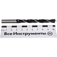 СИБРТЕХ Сверло по дереву,8 мм,цилиндрический хвостовик // 70237