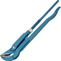 Трубный рычажный ключ 405 х 37 мм СИБРТЕХ с изогнутыми губками// 15740