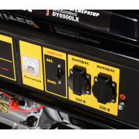 Электрогенератор Huter DY6500LX электростартер 64/1/7