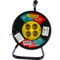 Удлинитель на катушке Калибр 30м (2х1,5) 217122