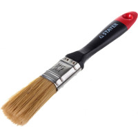 Плоская кисть STAYER UNIVERSAL-PROFI, светлая натуральная щетина, деревянная ручка, 25мм 0104-025