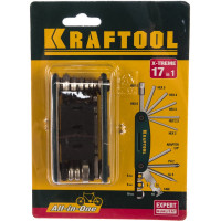 Набор KRAFTOOL для обслуживания велосипеда 17-в-1 26182-H16