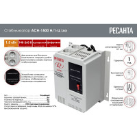 Стабилизатор напряжения Ресанта АСН 1500 Н/1-Ц Lux 63/6/20