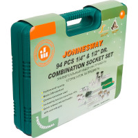Набор торцевых головок 1/4"DR 4-14 мм и 1/2"DR 10-32 мм, 94 предмета, Jonnesway S04H52494S