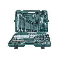 Набор инструментов универсальный Jonnesway S04H524128S (S04H524128S18), 1/4", 1/2"DR, 128 пр. 48372 048372