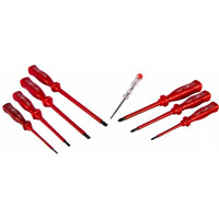 Набор диэлектрических отверток SL 0,4х2,5х85-1,2х6,5х150 и PH Jonnesway D02AP08S