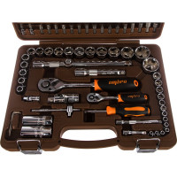 Универсальный набор инструмента Ombra OMT94S торцевые головки и аксессуары к ним, 94 предмета 55016 055016