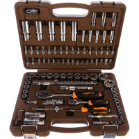 Универсальный набор инструмента Ombra OMT94S торцевые головки и аксессуары к ним, 94 предмета 55016 055016