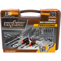 Универсальный набор инструмента Ombra OMT94S торцевые головки и аксессуары к ним, 94 предмета 55016 055016