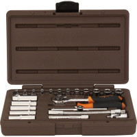 Набор головок 1/4" DR 23 предмета Ombra 911423