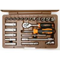 Набор головок 1/4" DR 23 предмета Ombra 911423