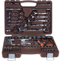 Универсальный набор инструмента Ombra OMT82S торцевые головки и аксессуары к ним, 82 предмета 55014 055014