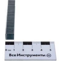 Скобы закаленные 1000 шт. для мебельного степлера (10 мм; тип 140) MASTER MATRIX 41310