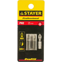 Бита (2 шт; 25 мм) PH 2 Stayer 26201-2-25-02
