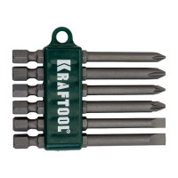 Набор бит 6 предметов (PH; PZ; SL) Kraftool 26061-H6
