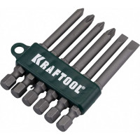 Набор бит 6 предметов (PH; PZ; SL) Kraftool 26061-H6