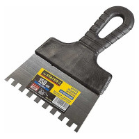 Нержавеющий зубчатый шпатель STAYER 1009-15-08