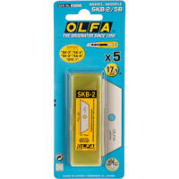 Лезвие трапецевидное 5 шт. (17.5х72х0.6 мм) для ножа OL-SK-4 Olfa OL-SKB-2/5B