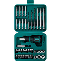 Реверсивная отвертка с насадками KRAFTOOL 25556-H43