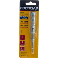 Индикаторная отвертка СВЕТОЗАР 9-в-1 MS-18S SV-45201-18