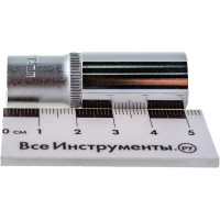 Головка торцевая глубокая 1/4" DR (12 мм) для гайковертов Jonnesway S04HD2112