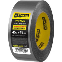 Клейкая лента армированная серебристая (48 мм; 45 м) укрепленная тканью Stayer 12080-50-50