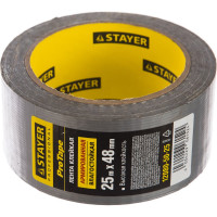 Клейкая лента армированная серебристая (48 мм; 25 м) укрепленная тканью Stayer 12080-50-25