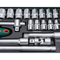 Набор торцевых головок 1/2"DR Jonnesway 10-32 мм S04H4524S