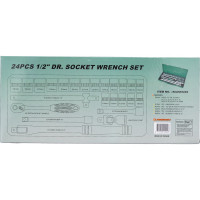 Набор торцевых головок 1/2"DR Jonnesway 10-32 мм S04H4524S