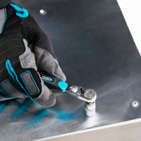 Набор бит и торцевых головок 1/4", магнитный адаптер GROSS 11361